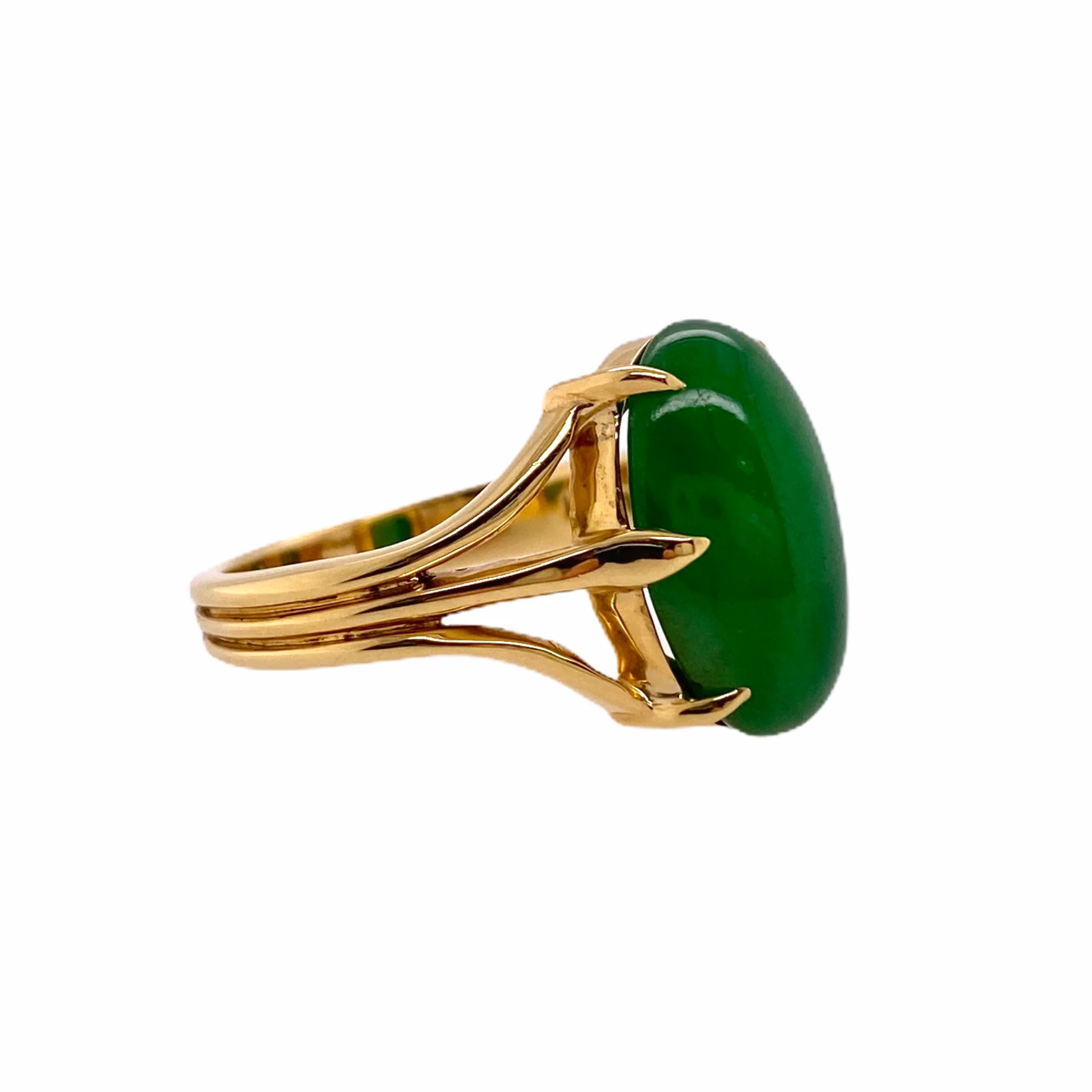 Green Jadeite Ring - Image 3