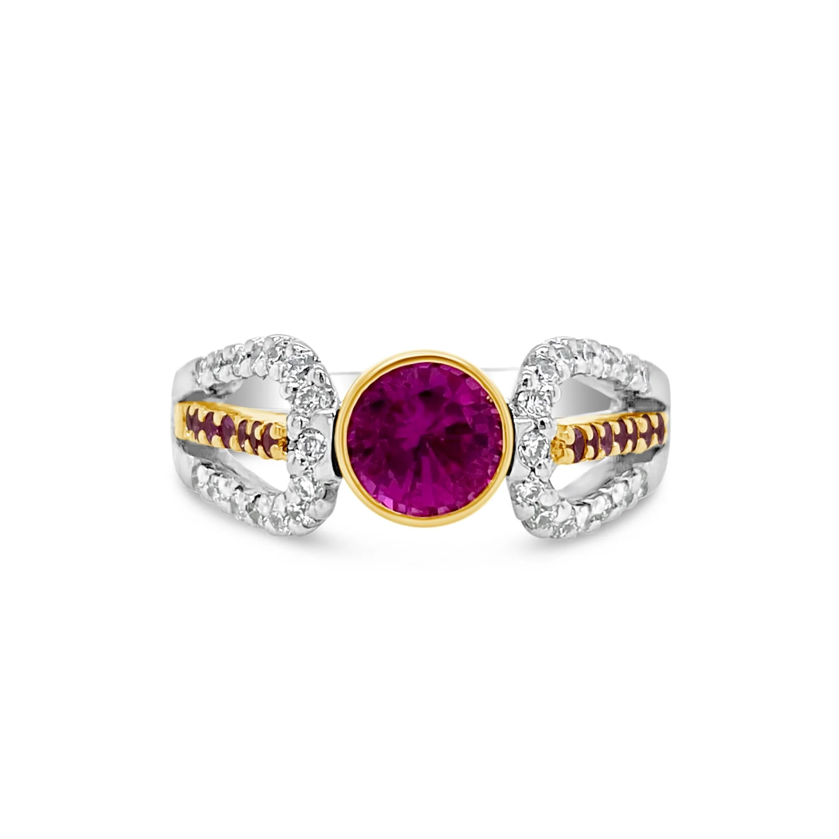 Pink Sapphire & Diamond Ring - Image 3