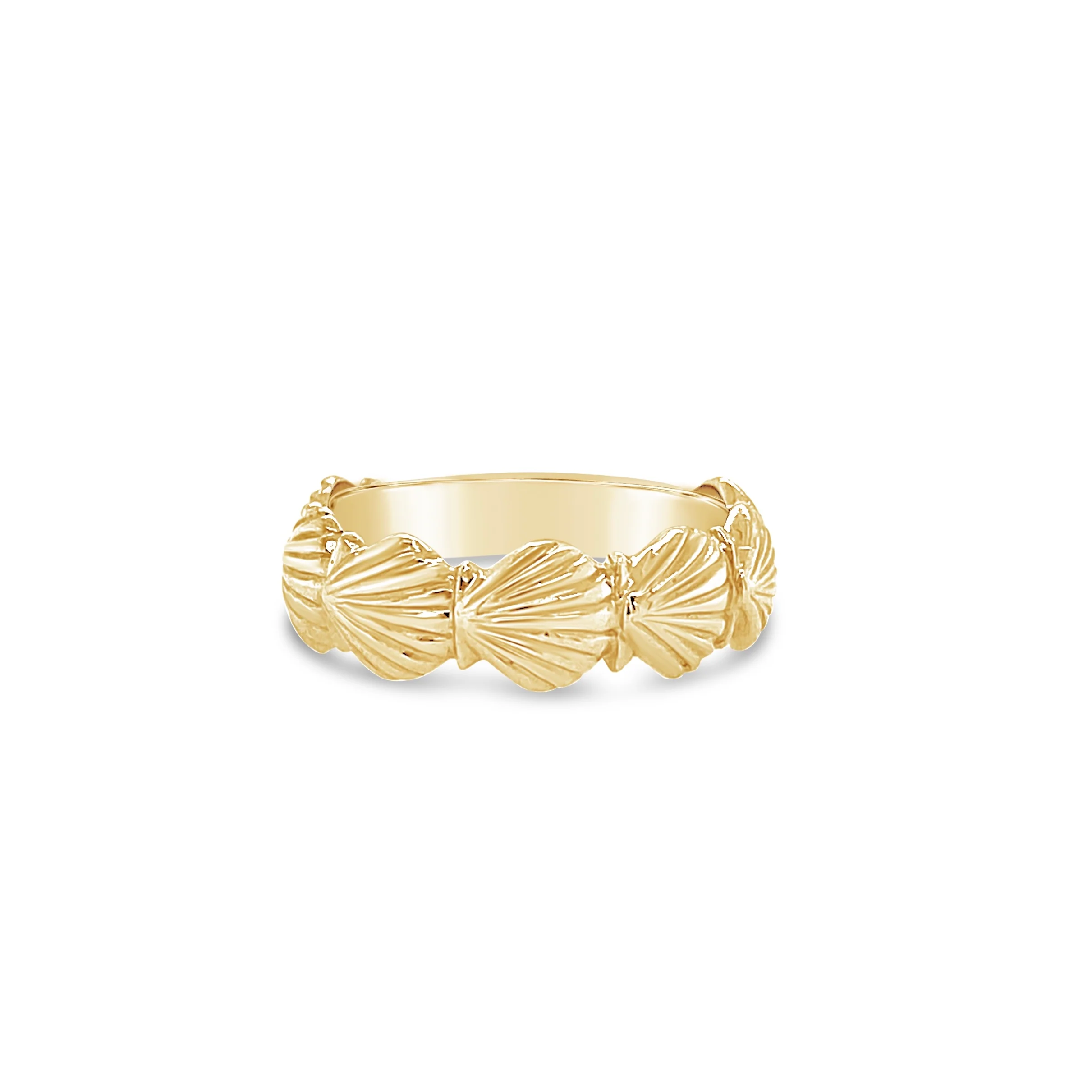 Scallop Shell Band Ring - Image 3