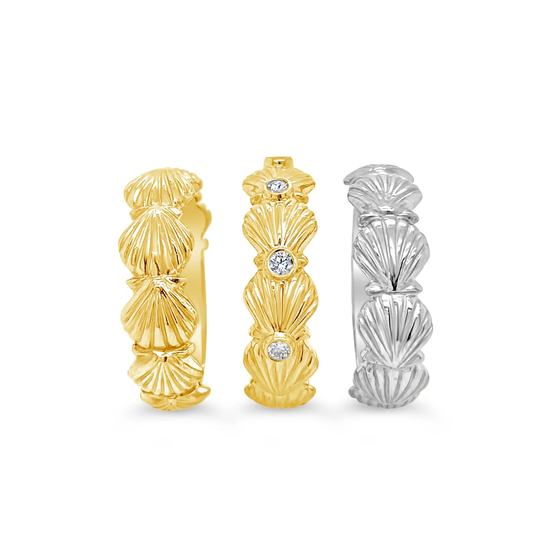 Scallop Shell Band Ring - Image 6