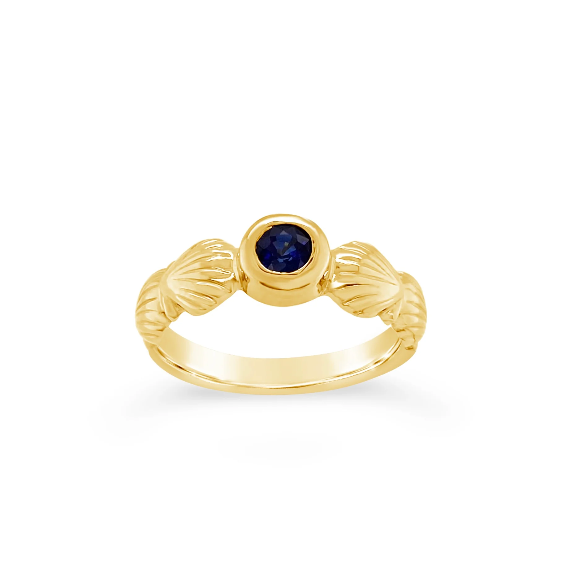 Scallop Shell Birthstone Ring - Image 10
