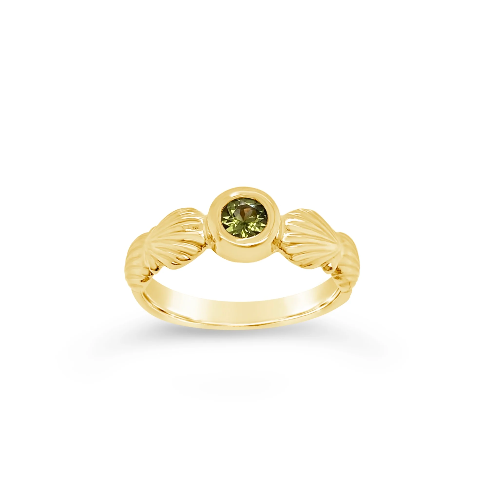 Scallop Shell Birthstone Ring - Image 9