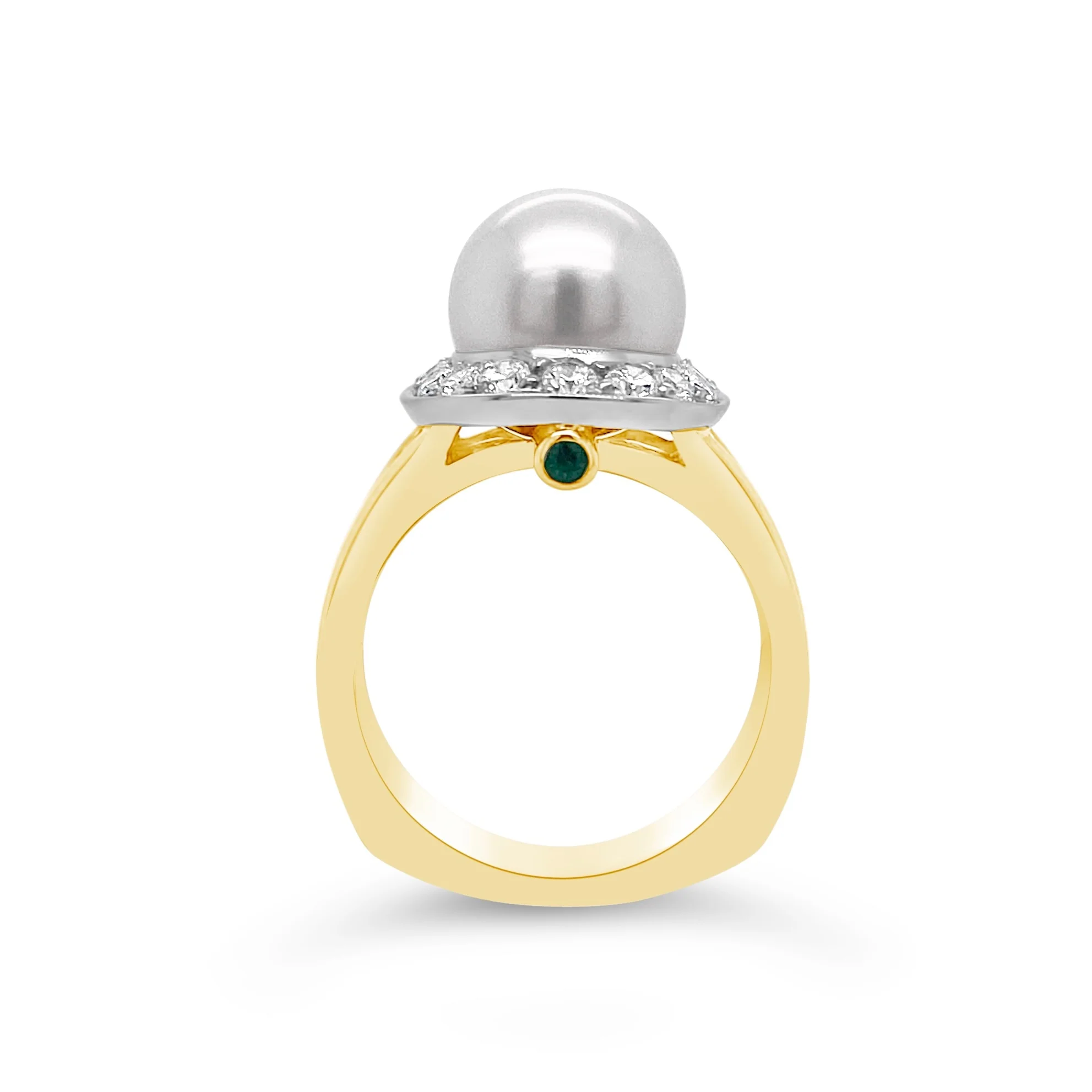 South Sea Pearl & Diamond Ring - Image 4